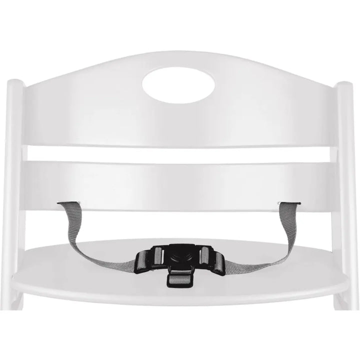 babyGO Family Wooden High Chair (White)