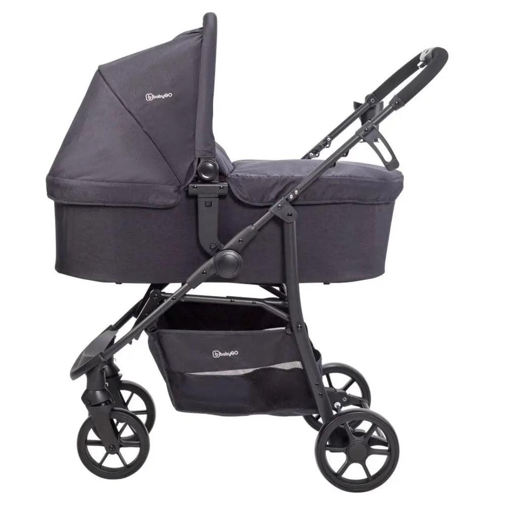 babyGO Style 3 in 1 Stroller Travel Set (Black)