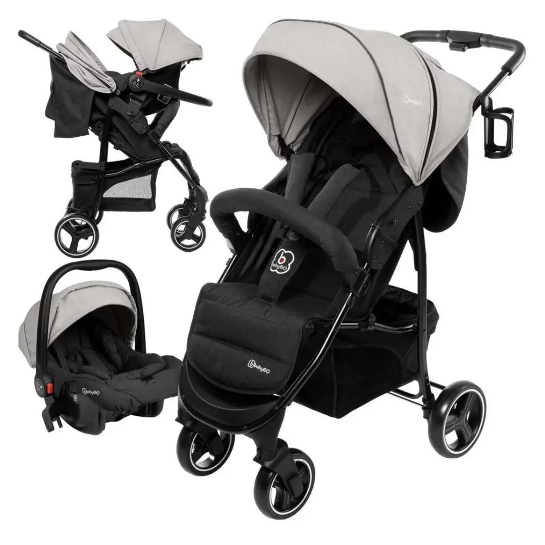 babyGo Basket 2 in 1 (Grey)