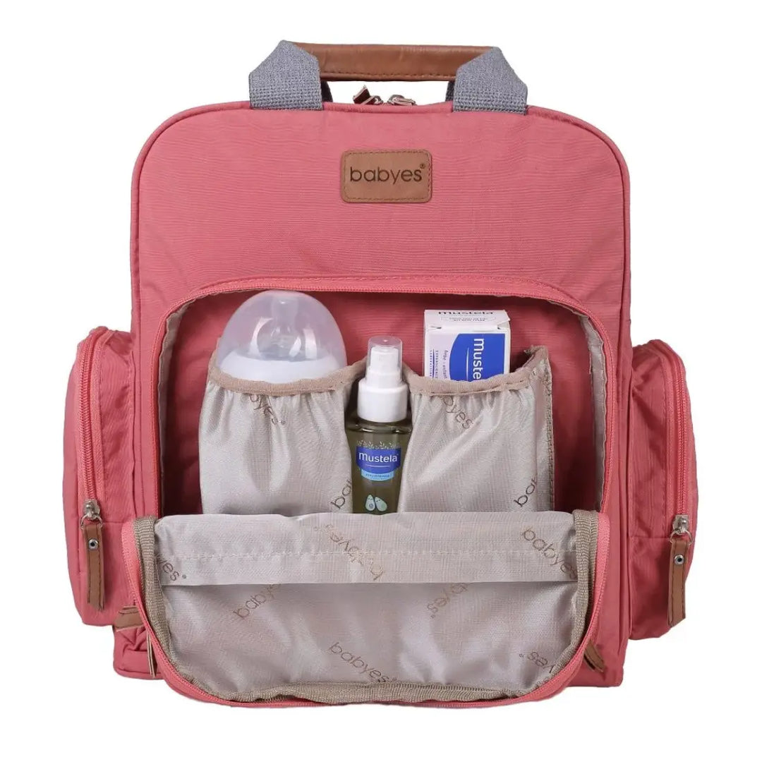babyGO Diaper Bag (Fuchsia)