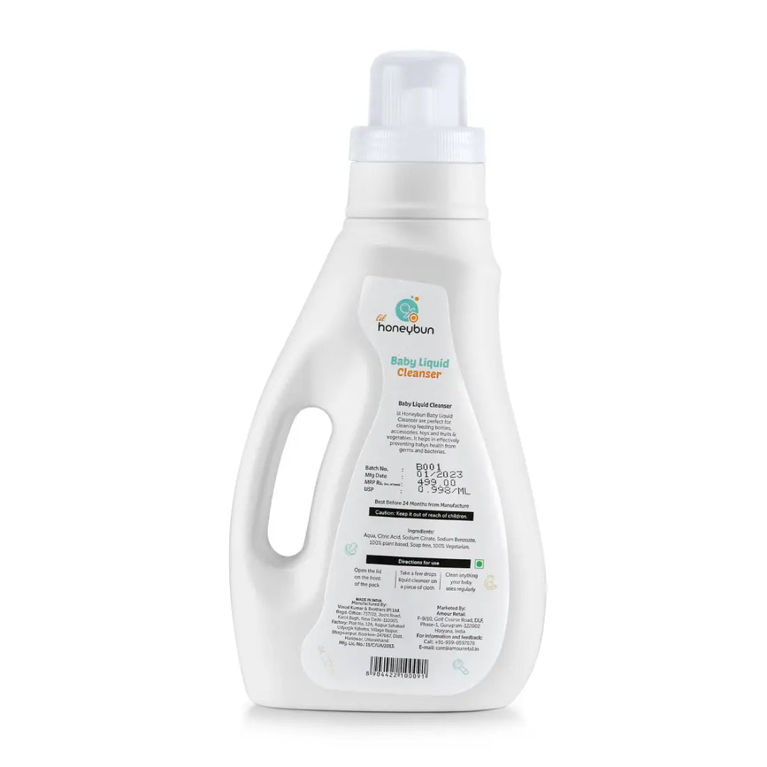 lil honeybun Baby Liquid Cleanser (500 ml)