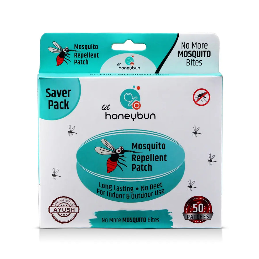 lil honeybun Mosquito Repellent Patches (50 Patches)