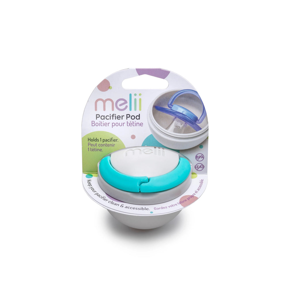 melii Pacifier Pod (Grey/Blue)