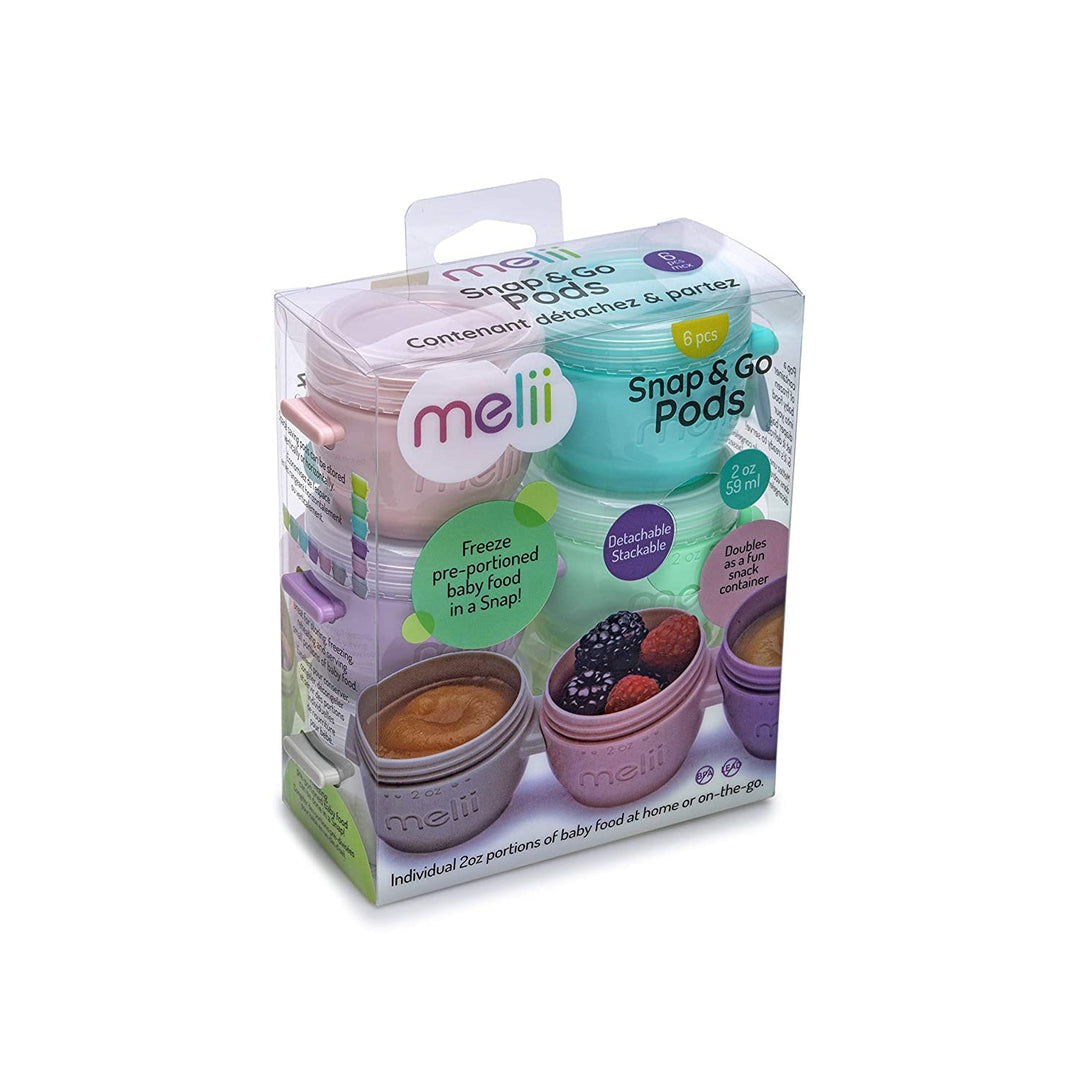 melii Snap & Go Pods (2oz) - 6 piece set