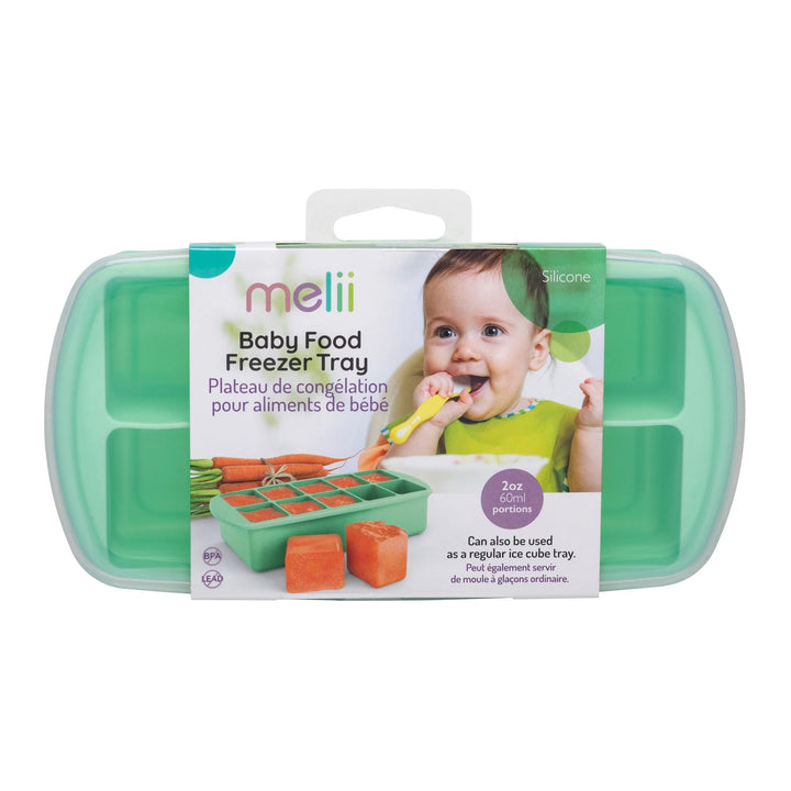melii Silicone Baby Food Freezer Tray (Green)