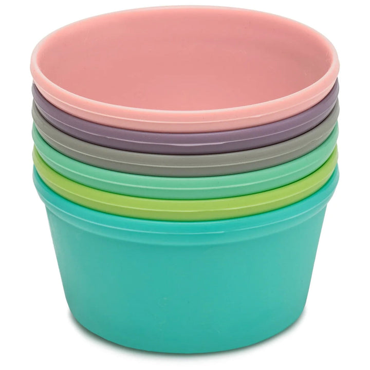 melii Rainbow Silicone Food Cups - 6 pcs