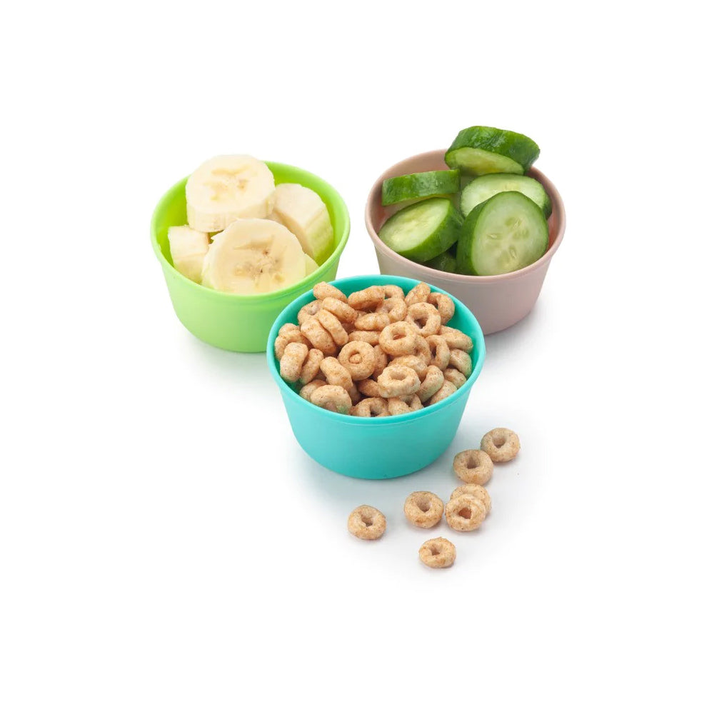 melii Rainbow Silicone Food Cups - 6 pcs