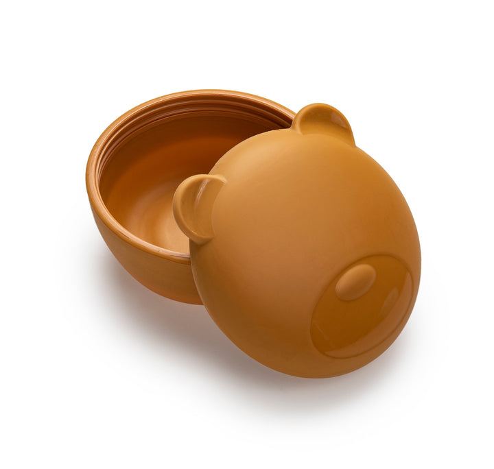 melii Silicone Bowl with Lid - Bear