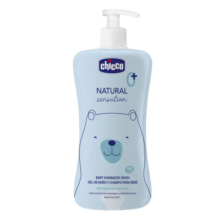 Chicco Natural Sensation Baby Hair & Body Cleanser (500ml)