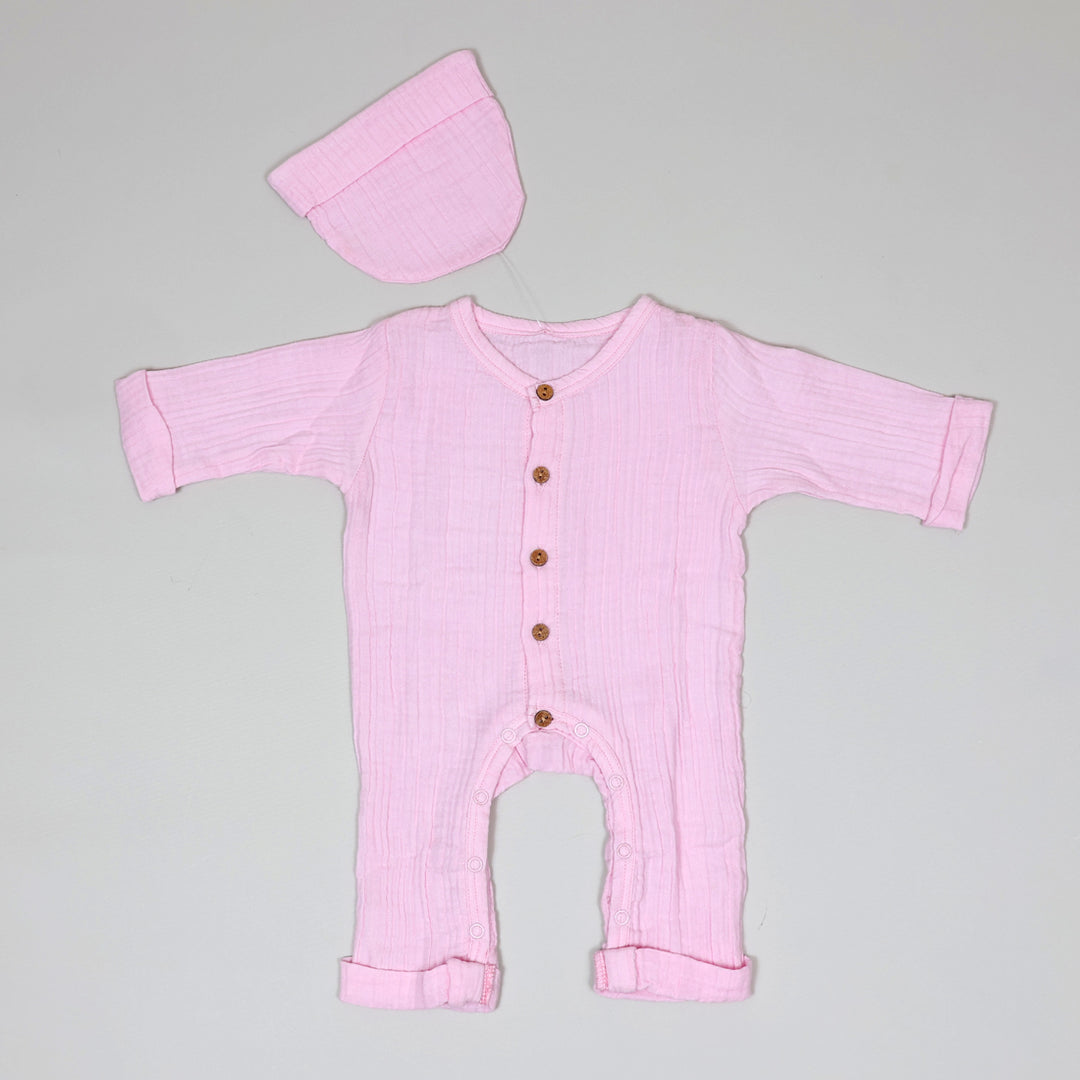 La Plume Newborn Organic Baby Romper