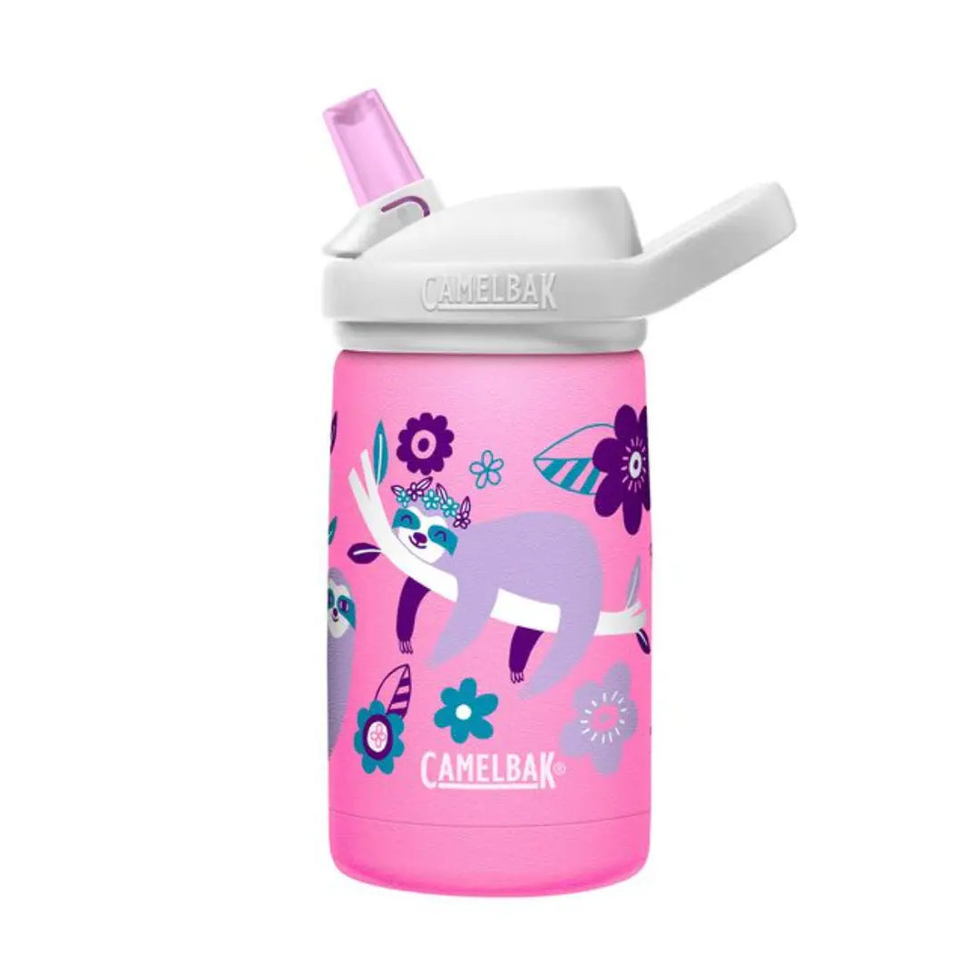 CamelBak Eddy+ Kids Stainless Steel Bottle (0.35L) - Flowerchild Sloth