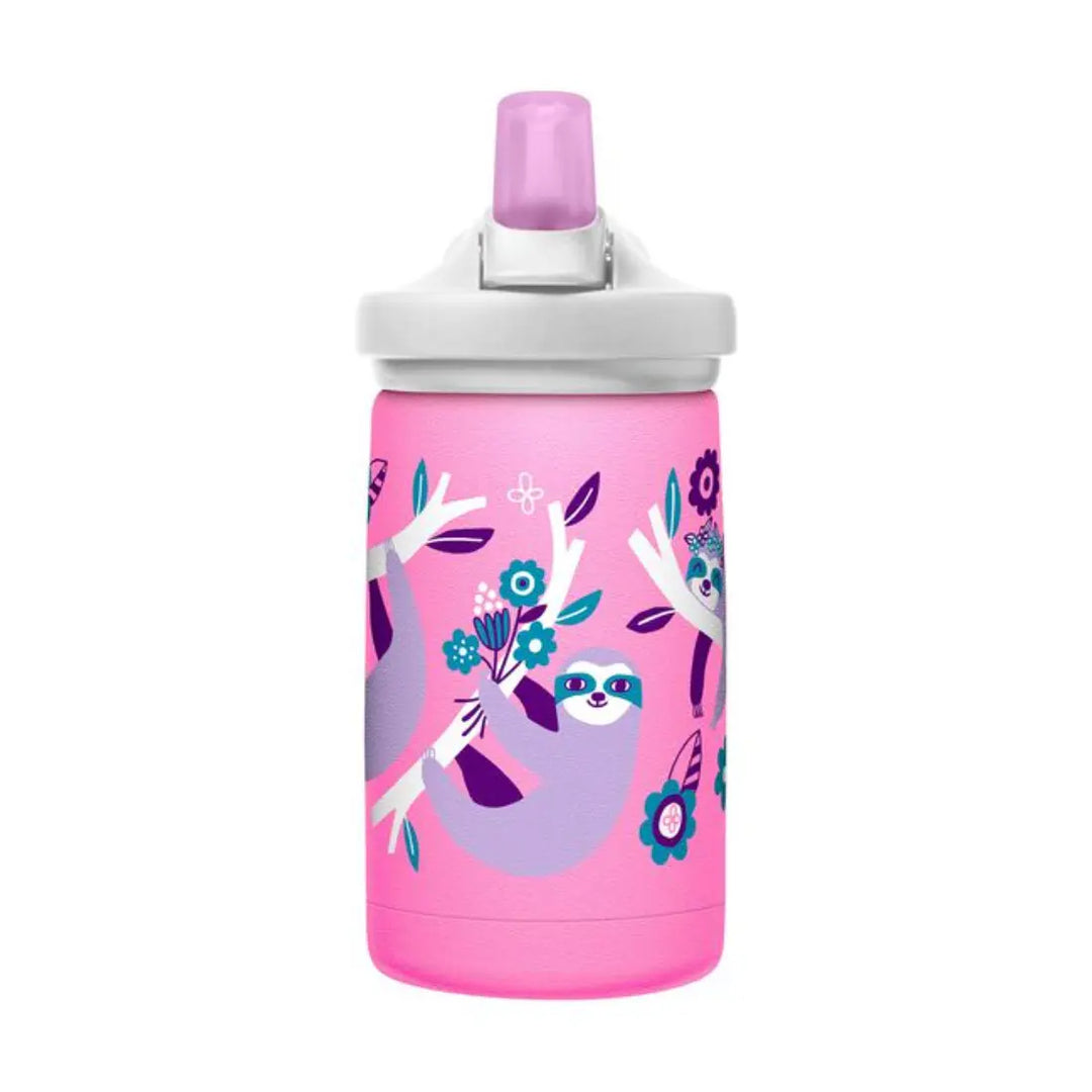 CamelBak Eddy+ Kids Stainless Steel Bottle (0.35L) - Flowerchild Sloth