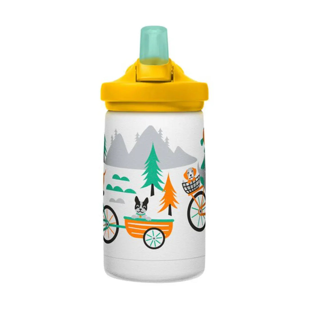 CamelBak Eddy+ Kids Stainless Steel Bottle (0.35L) Biking Dogs