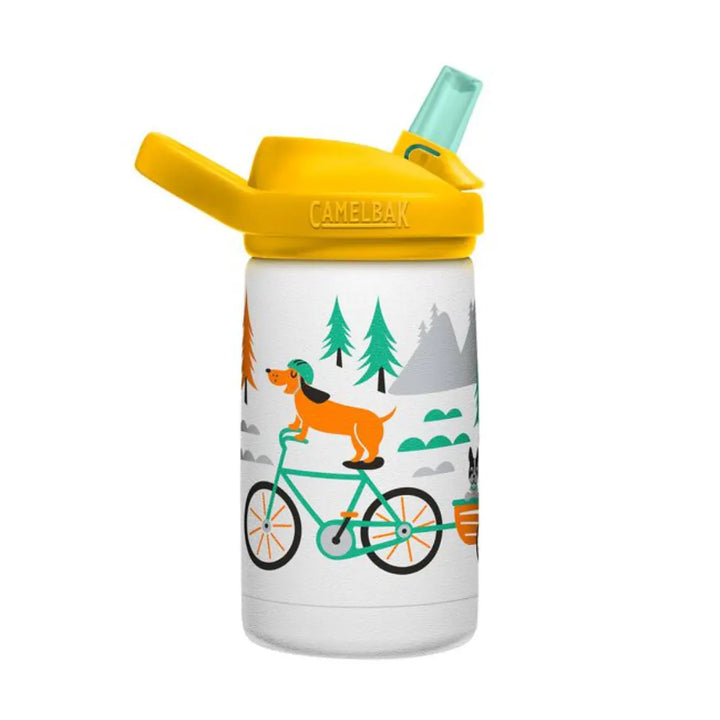 CamelBak Eddy+ Kids Stainless Steel Bottle (0.35L) Biking Dogs