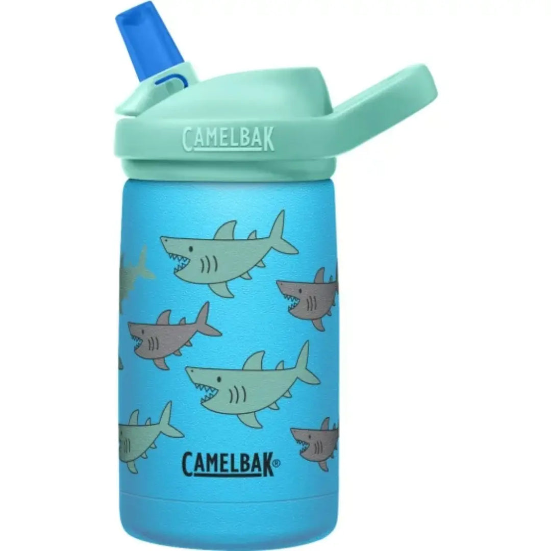 CamelBak Eddy+ Kids Stainless Steel Bottle (0.35L) - School of Sharks