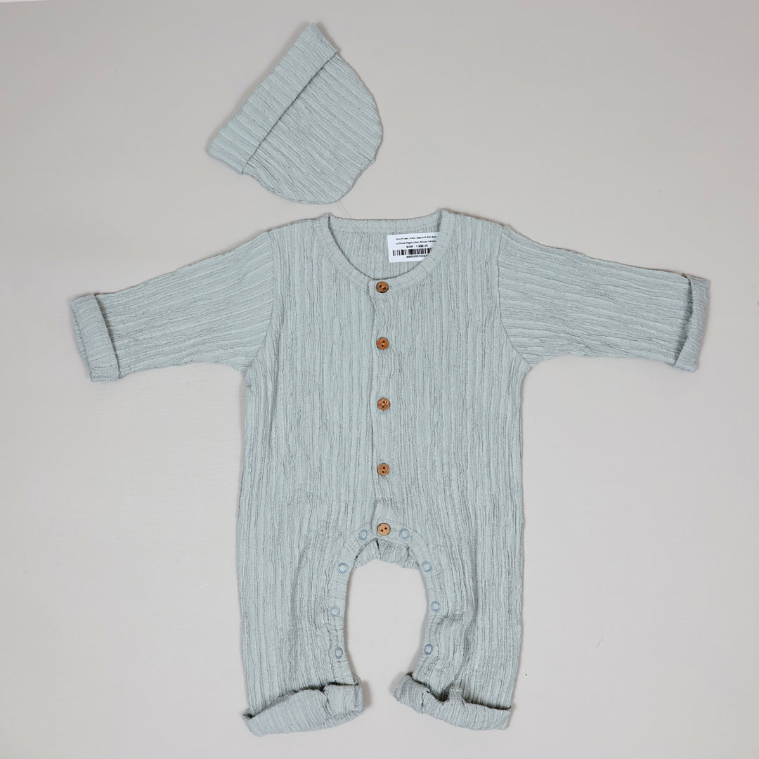 La Plume Newborn Organic Baby Romper