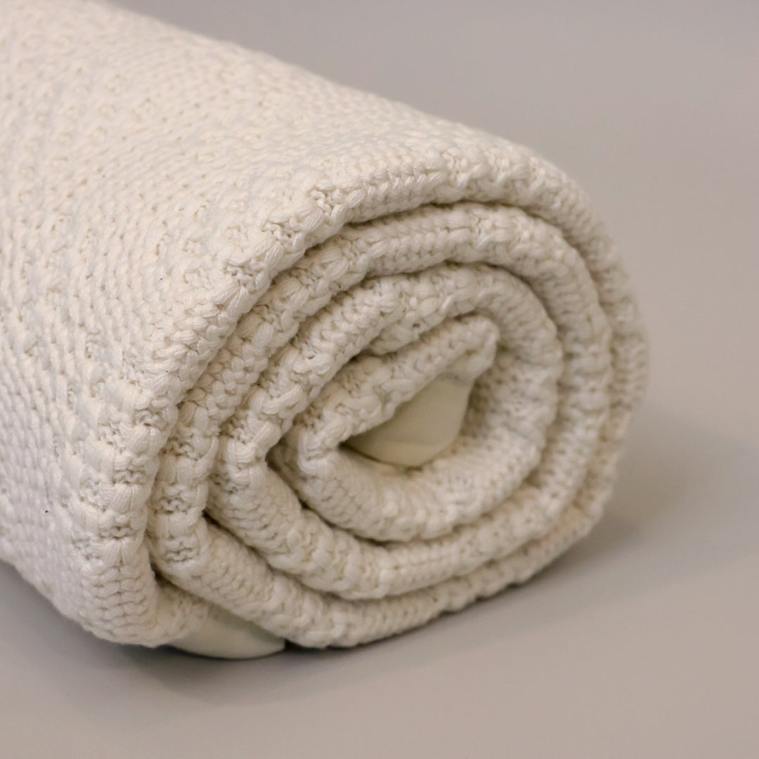 La Plume Organic Knitted Blanket