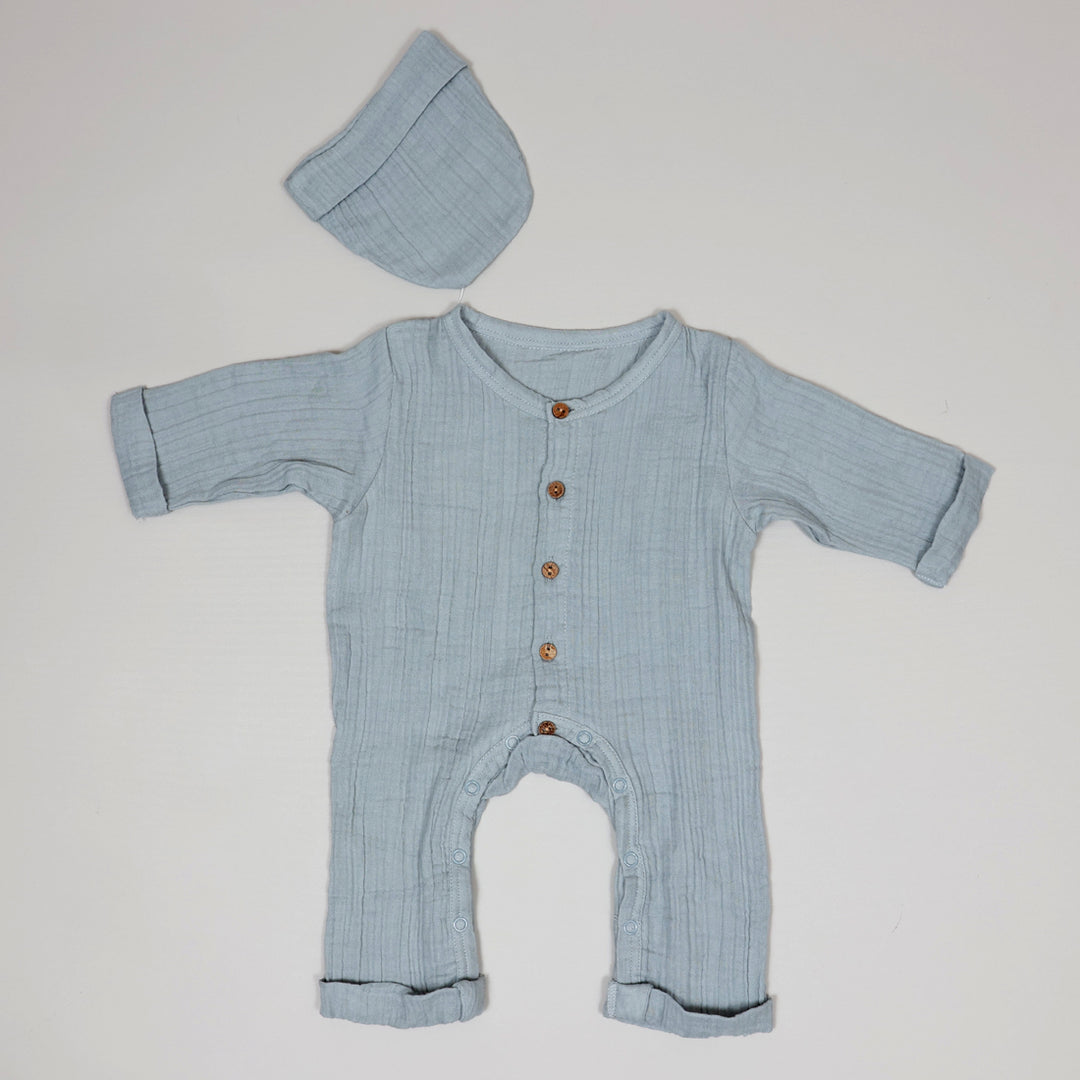 La Plume Newborn Organic Baby Romper