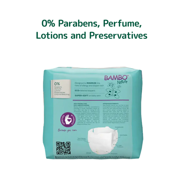 Bambo Nature Taped Diapers Size 0 (XXS) (24 pcs) (1-3 kg)