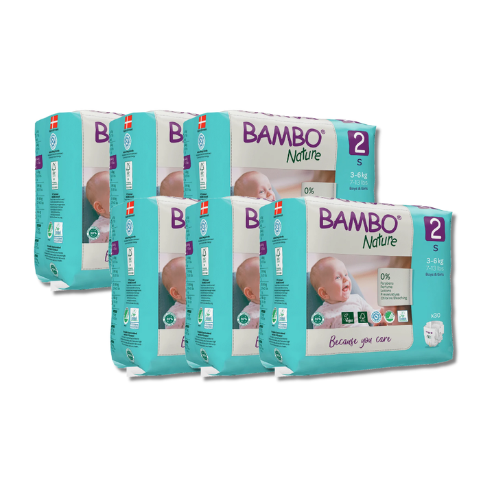 Bambo Nature Taped Diapers Size 2 (S) (30 pcs) (3-6 kg)