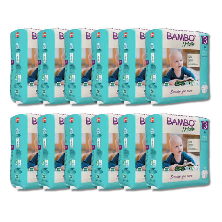 Bambo Nature Taped Diapers Size 3 (M) (28 pcs) (4-8 kg)
