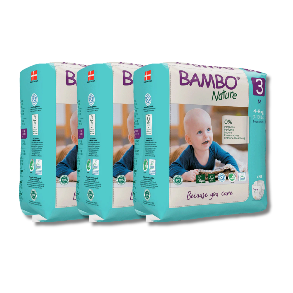 Bambo Nature Taped Diapers Size 3 (M) (28 pcs) (4-8 kg)