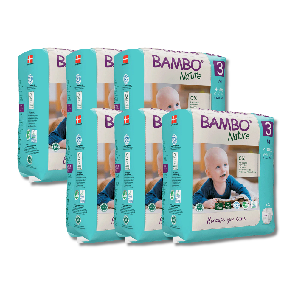 Bambo Nature Taped Diapers Size 3 (M) (28 pcs) (4-8 kg)