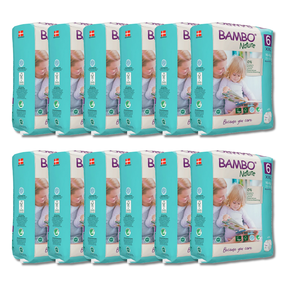 Bambo Nature Taped Diapers Size 6 (XXL) (20 pcs) (16+ kg)