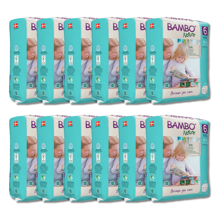 Bambo Nature Taped Diapers Size 6 (XXL) (20 pcs) (16+ kg)