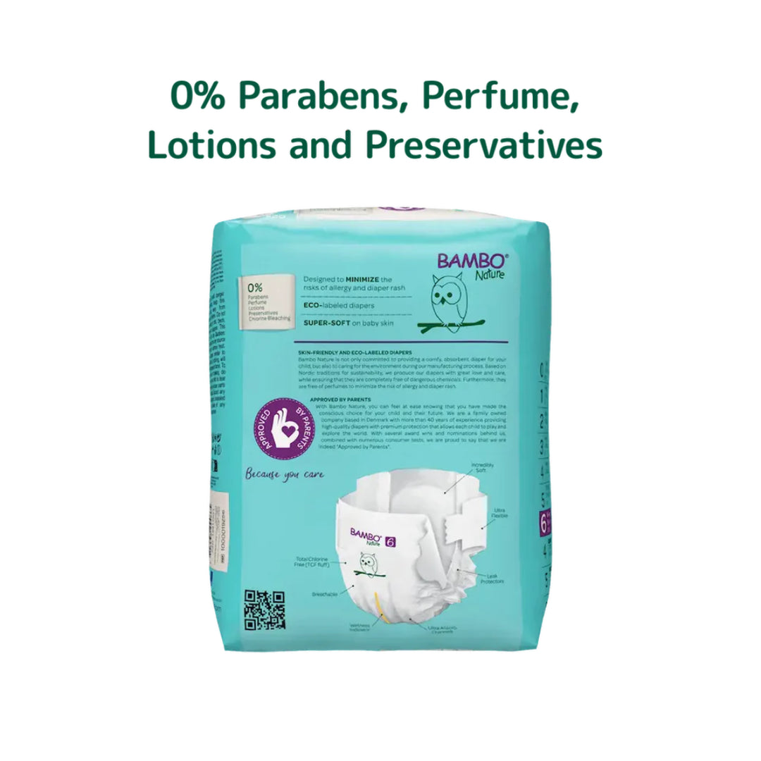 Bambo Nature Taped Diapers Size 6 (XXL) (20 pcs) (16+ kg)