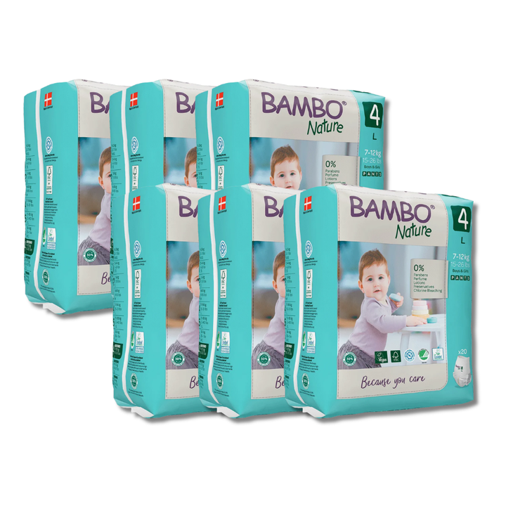 Bambo Nature Pants Diapers Size 4 (L) (20 pcs) (7-12 kg)