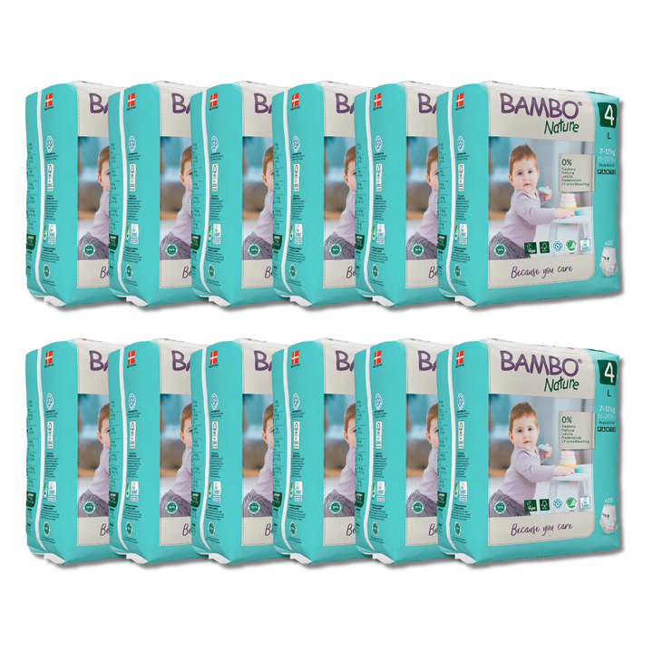 Bambo Nature Pants Diapers Size 4 (L) (20 pcs) (7-12 kg)