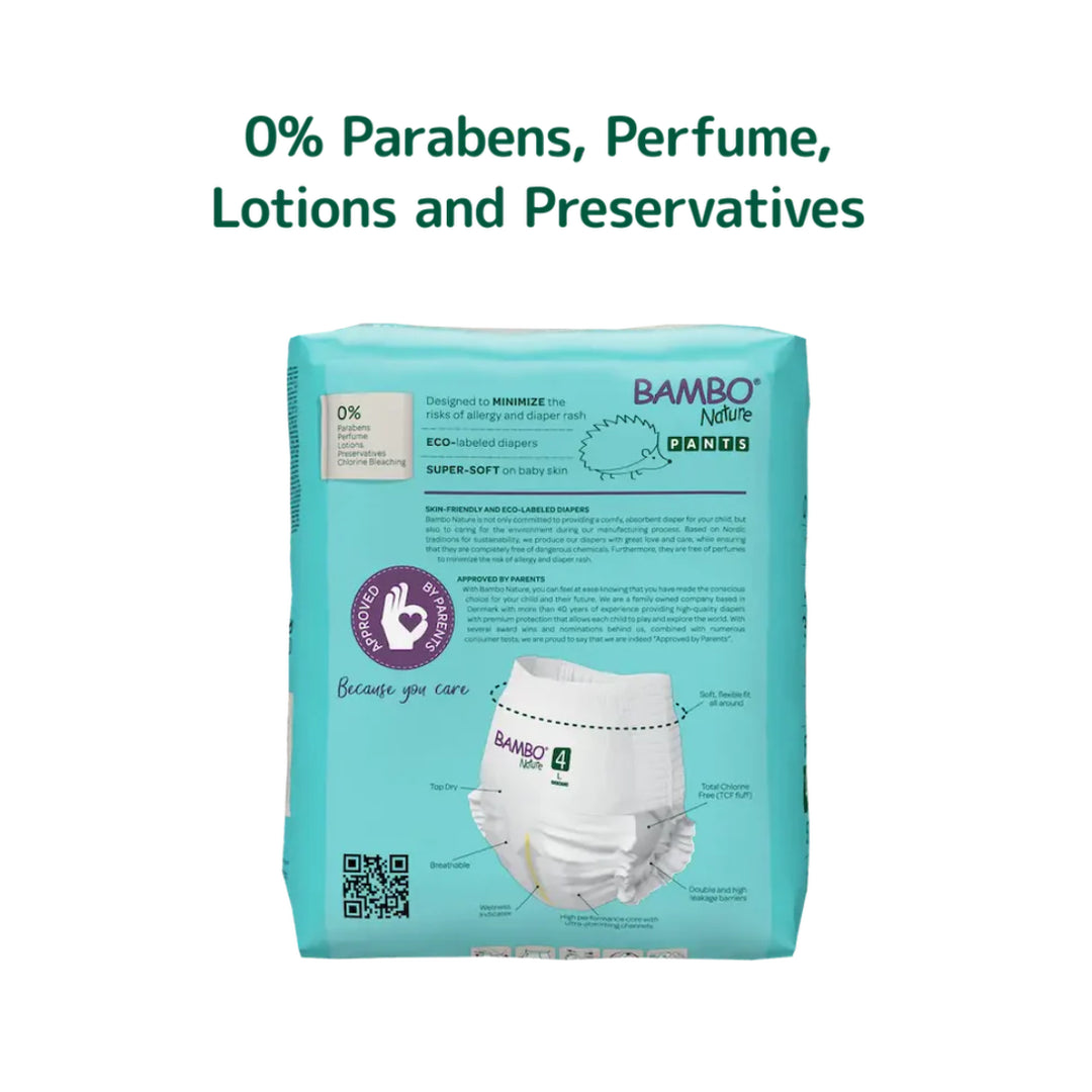 Bambo Nature Pants Diapers Size 4 (L) (20 pcs) (7-12 kg)