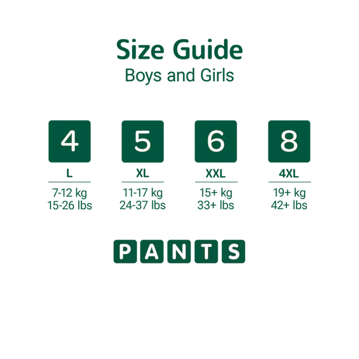 Bambo Nature Pants Diapers Size 4 (L) (20 pcs) (7-12 kg)