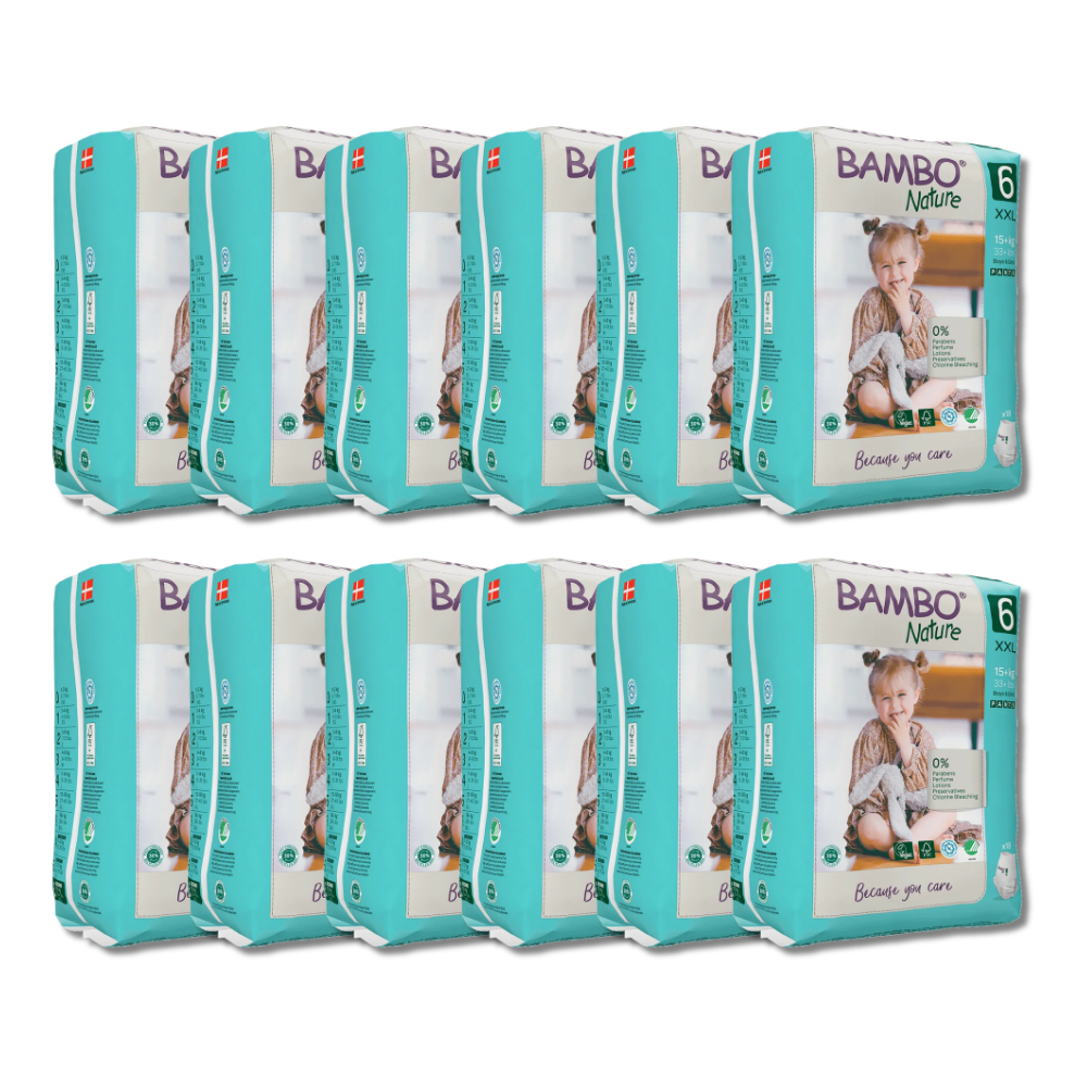 Bambo Nature Pants Diapers Size 6 (XXL) (18 pcs) (15+ kg)