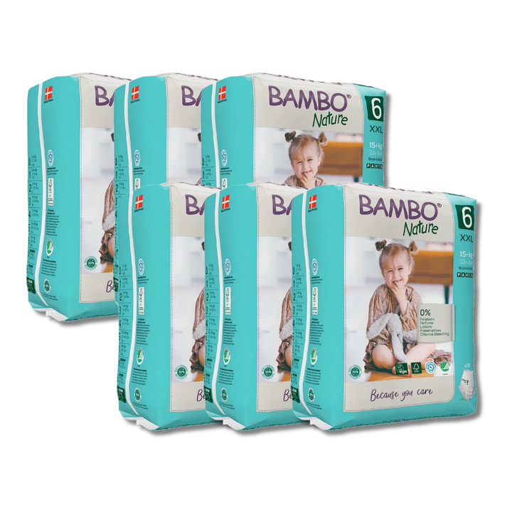 Bambo Nature Pants Diapers Size 6 (XXL) (18 pcs) (15+ kg)