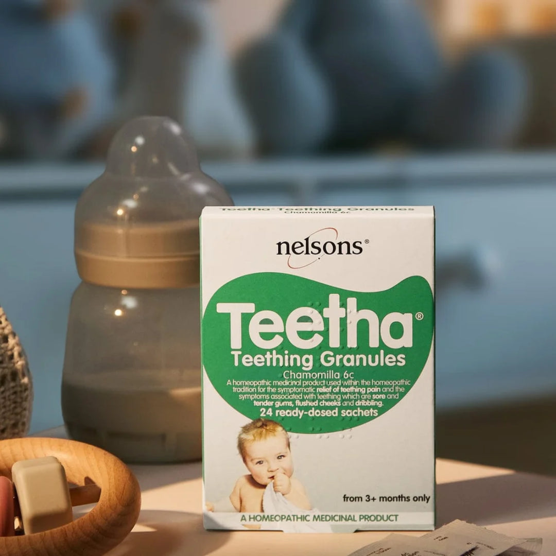 Nelsons Teetha Teething Granules Chamomilla 6C – 24 Sachets