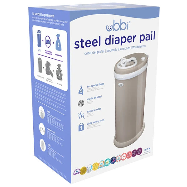 Ubbi Stainless Steel Diaper Pail