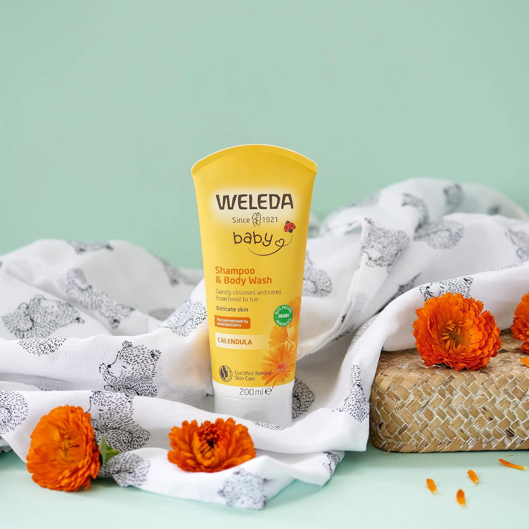 Weleda Baby Calendula Shampoo &amp; Body Wash (200ml)