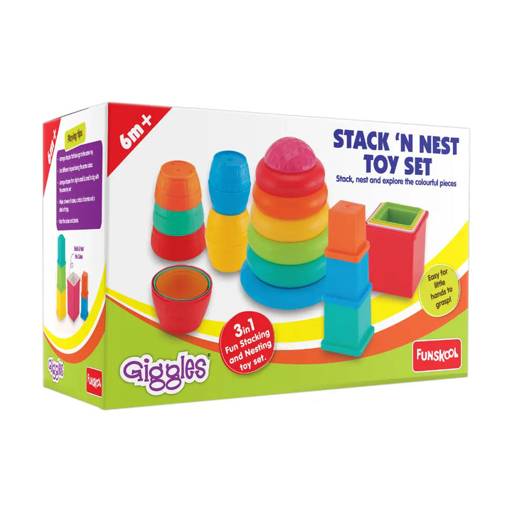 Giggles Stack N Nest Toy Set