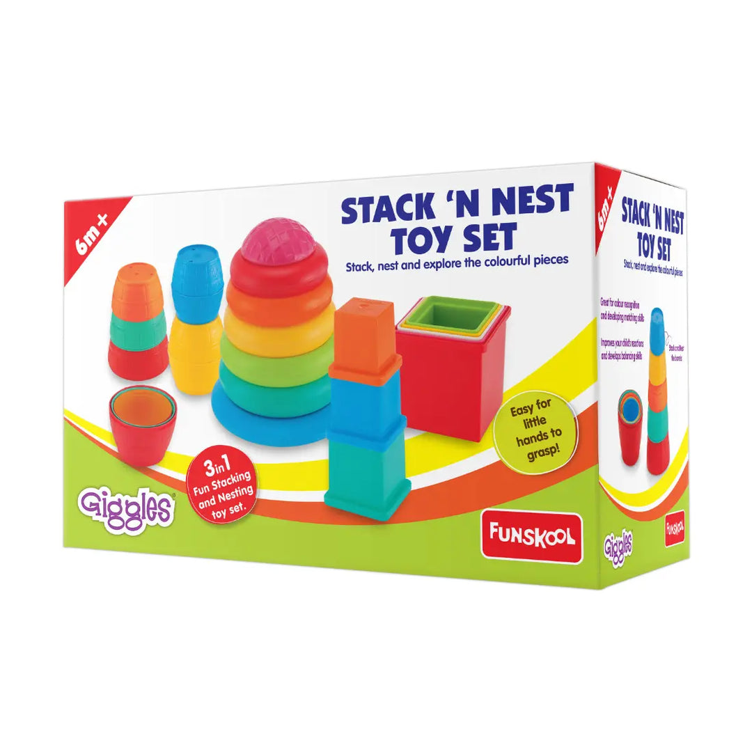 Giggles Stack N Nest Toy Set