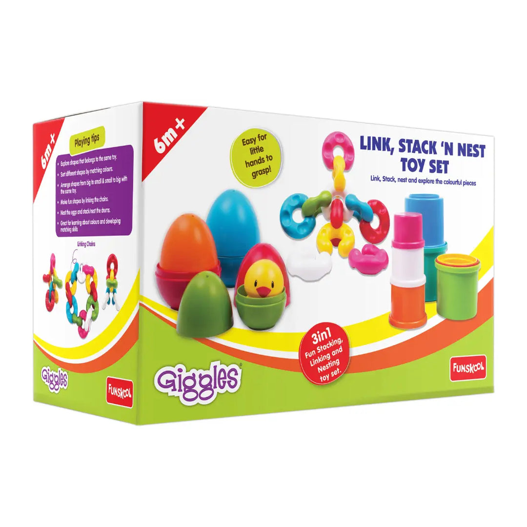 Giggles Link Stack N Nest Toy