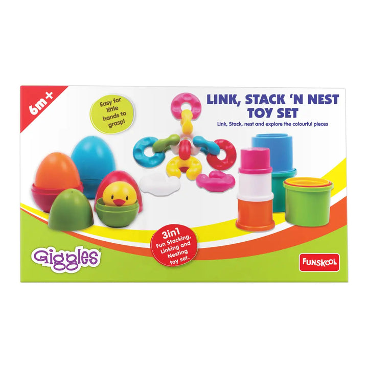 Giggles Link Stack N Nest Toy