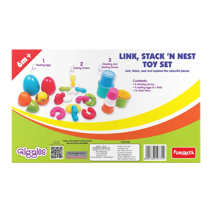 Giggles Link Stack N Nest Toy