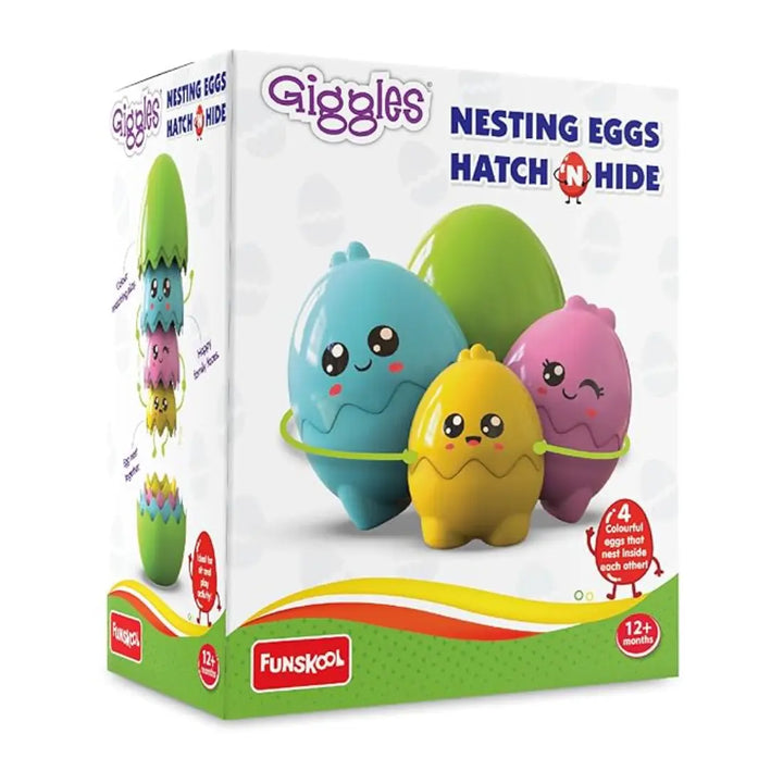 Giggles Nesting Eggs - Hatch N Hide