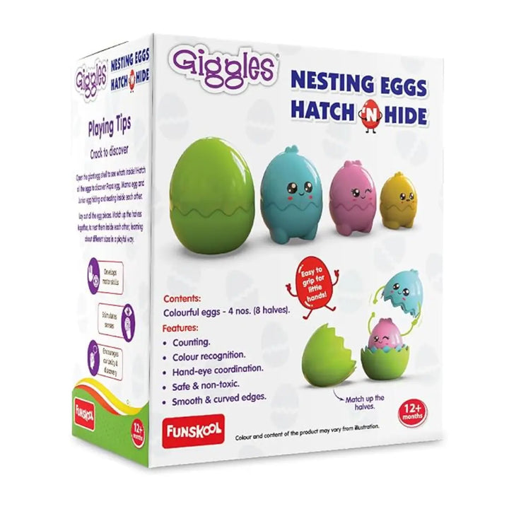 Giggles Nesting Eggs - Hatch N Hide