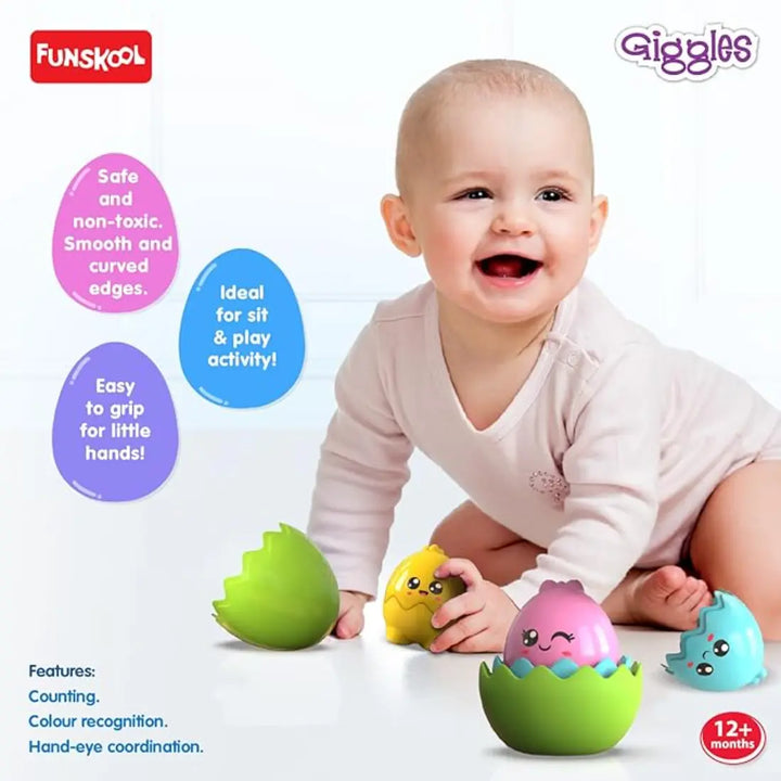 Giggles Nesting Eggs - Hatch N Hide