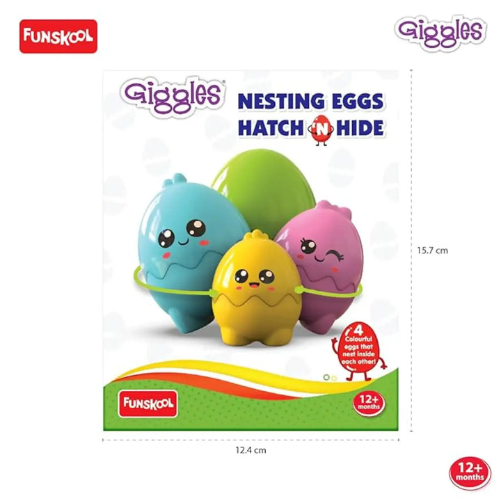 Giggles Nesting Eggs - Hatch N Hide