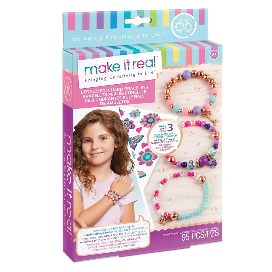 Make It Real Bedazzled! Charm Bracelets Blooming Creativity