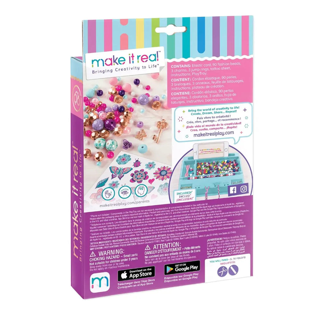 Make It Real Bedazzled! Charm Bracelets Blooming Creativity